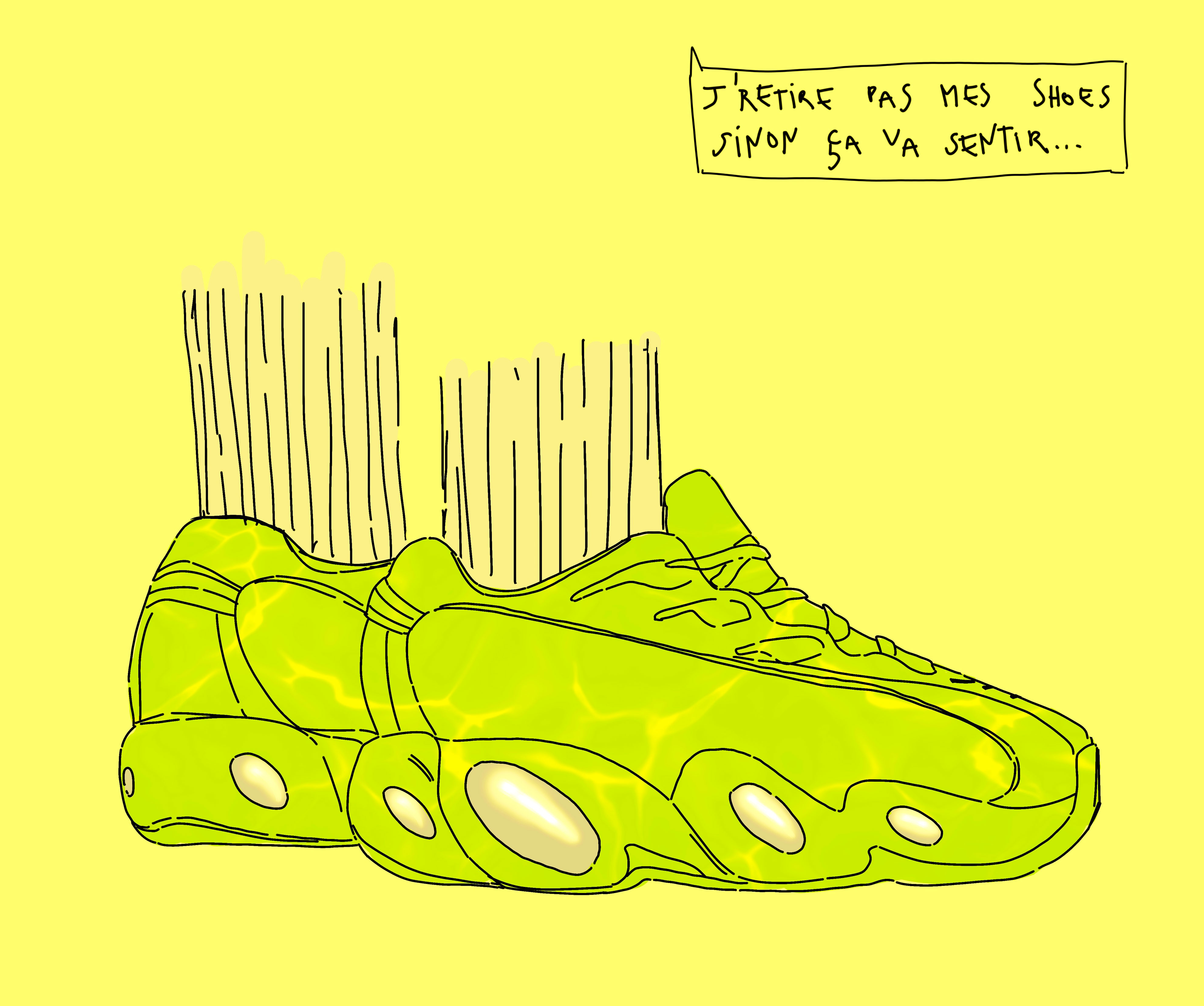 shoes drawing